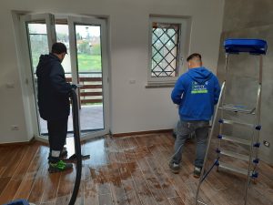 pulizia pavimenti dopo ristrutturazione con macchinari professionali